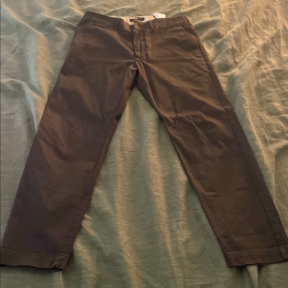 Banana Republic Brown Chinos Straight-Leg Classic